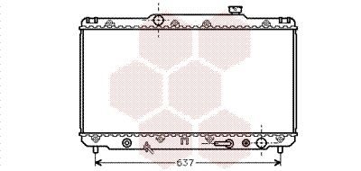 VAN WEZEL Radiators, Motora dzesēšanas sistēma 53002186